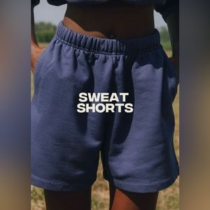 Daily Drills Ranch Collection Navy Sweat Shorts